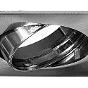HWH Blulaxa Bajonett Indbygningsramme til LED Reflektor Udskæring: 70 mm, firkantet, inkl. GU10 fatning, justerbar rustfrit stål
