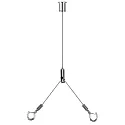 Blulaxa Y-Wireophæng til LED Panel 29.5x29.5cm / 62x62cm / 29.5x119.5cm
