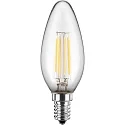 LED Lyskilde kerteformet, 4,5W (40W), E14, 470lm, 2700K, glas klar