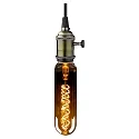 HWH LED Rørlampe T65, 5W, E27, 110lm, 1800K, glas smoky VSS, 275 x 65 mm