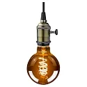 HWH LED Lyskilde globeformet G95, 5W, E27, 140lm, 1800K, glas smoky VBS