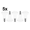 Reflektorpære R50 sæt med 5 E14 5W 470lm 2700K 120° CRI > 80 