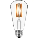 HWH lamp Edison pear shape ST64 FILAMENT A-CLASS switchable ST64 clear E27 3,8W 806lm 3000K 300° CRI >80  clear
