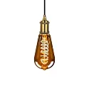 HWH Pendel E27 IP20, bronze 