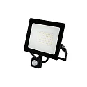 HWH Projektørlys svingbar, med sensor IP44, sort 