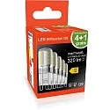 HWH Pin-base lampe sæt med 5 G9 2,6W 320lm 3000K 300° 