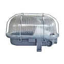 damp-proof luminaire BASIS oval E27 IP44, grey