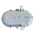 HWH Fugttæt armatur BASIS oval E27 IP44, hvid