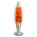 HWH LED-lavalampe IP20, orange, sølv, hvid 