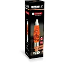 HWH LED-lavalampe IP20, orange, sølv, hvid 