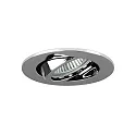 Downlight rund, svingbar GX5,3 IP20, chrom dæmpbar
