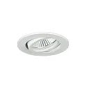Indbygget spotlys TIRREL-R GX5.3 / MR16 rund, svingbar GX5,3 IP20, hvid dæmpbar