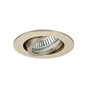 Indbygget spotlys TIRREL-R GX5.3 / MR16 rund, svingbar GX5,3 IP20, champagne dæmpbar