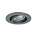 Indbygget spotlys TIRREL-R GX5.3 / MR16 rund, svingbar GX5,3 IP20, mat, titan dæmpbar