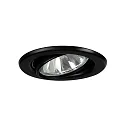Downlight rund, svingbar GX5,3 IP20, sort dæmpbar