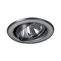 Downlight FALITO GZ10 rund, svingbar GU10 IP20, rustfrit stål mat dæmpbar