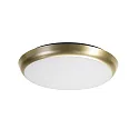 Brumberg outdoor wall luminaire MAKIRA Ø 25CM round, CCT Switch, impact resistant, arched IP65, black dimmable