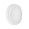 outdoor wall luminaire EYE round, impact resistant, lateral light direction IP65, white matt 