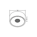 Brumberg Downlight IP20, hvid dæmpbar