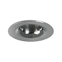 LED light point with funnel cover, IP44, Ø 5cm, Plug&Play 350mA, 3.3W 3000K 160lm 32°, chrome