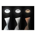 Downlight rund, Dim-To-Warm IP20, aluminum mat dæmpbar