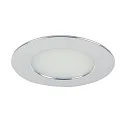 Downlight rund, indbygget version IP44, chrom dæmpbar