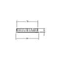 Brumberg Downlight rund, indbygget version IP44, nikkel mat dæmpbar