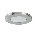 Recessed LED downlight 12V DC, IP20, with magnetic cover, 2.6W 3000K 180lm 120°, chrome