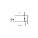 Brumberg Downlight INDIWO83 svingbar, firkantet IP44, hvid dæmpbar