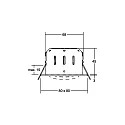 Brumberg Indbygningslampe INDIWO68-S 350MA P&P firkantet, svingbar, konstant strøm IP20, sort mat dæmpbar 6W 530lm 3000K 36° CRI >95