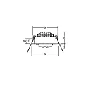 Brumberg Downlight DISC svingbar IP20, hvid dæmpbar
