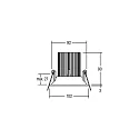 Brumberg Downlight CIRCLE PLUG & PLAY rund IP20, hvid dæmpbar