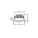 Brumberg Recessed outdoor LED spot dim2warm, IP65, Ø 8.2cm, Plug&Play 350mA, 6W 1800-3000K 460lm 38°, swivelling 30°, chrome