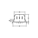 Indbygningslampe INDIWO68-R DTW 350MA P&P rund, svingbar, Dim-To-Warm, konstant strøm IP20