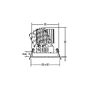 Brumberg Downlight ARUN 1-fold, firkantet IP20, hvid dæmpbar