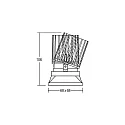 Brumberg Downlight COUPLED IP20, hvid dæmpbar