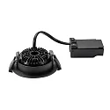 Brumberg Indbygningslampe OBIRA rund, stiv, Dim-To-Warm IP65, sort mat dæmpbar 7W 420lm 1800 - 3000K 38° CRI >90