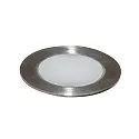 LED in-ground luminaire, IP67, Ø 2cm, 12V DC, 0.15W 3000K, stainless steel / aluminum