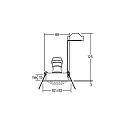 Brumberg Indbygget spotlys TIRREL-R GU10 / PAR16 firkantet, svingbar, med afstandsstykke GU10 IP20, aluminum mat dæmpbar