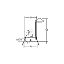 Brumberg Downlight rund, svingbar GU10 IP20, rustfrit stål dæmpbar