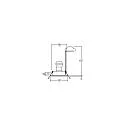 Brumberg Recessed HV spot GU10, max. 50W, round, gold