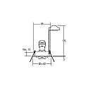 Brumberg Downlight svingbar, firkantet GU10 IP20, aluminium, sort dæmpbar