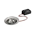 Downlight svingbar, firkantet IP20, chrom mat 