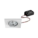 Downlight rund, svingbar IP20, aluminum mat 