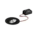 Downlight rund, svingbar IP20, sort 