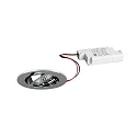recessed spotlight TIRREL-R LED DIM round, swivelling IP20, chrome dimmable