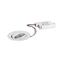 Indbygget spotlys TIRREL-R LED DIM rund, svingbar IP20, hvid dæmpbar