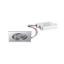recessed spotlight TIRREL-S LED DIM square, swivelling IP20, white dimmable