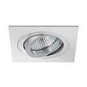 Indbygningslampe IP20, blank, gennemsigtig dæmpbar 6W 680lm 3000K 20-40° 20-40° CRI 80-89