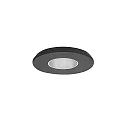 Indbygningslampe ZONDRA LED stiv, direkte IP20, sort dæmpbar 10W 790lm 3000K 20-40° 20-40° CRI >80